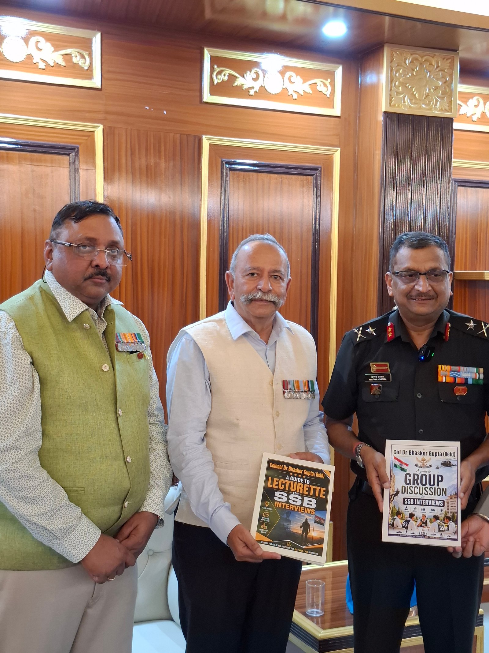 Release of GD and Lecturette booklets at Warriors Defence Academy and College, Lucknow